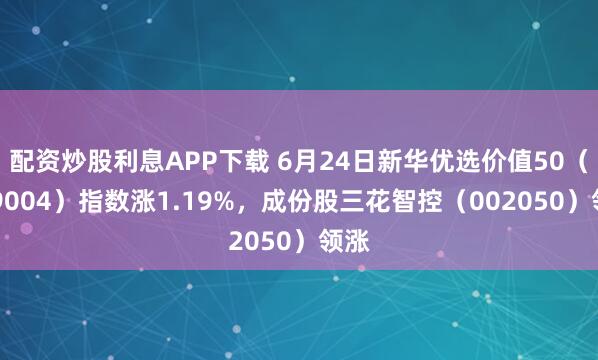 配资炒股利息APP下载 6月24日新华优选价值50（989004）指数涨1.19%，成份股三花智控（002050）领涨